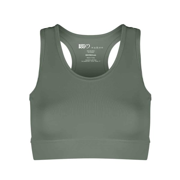 Bodyboo Top BB70220_Khaki – Image 2