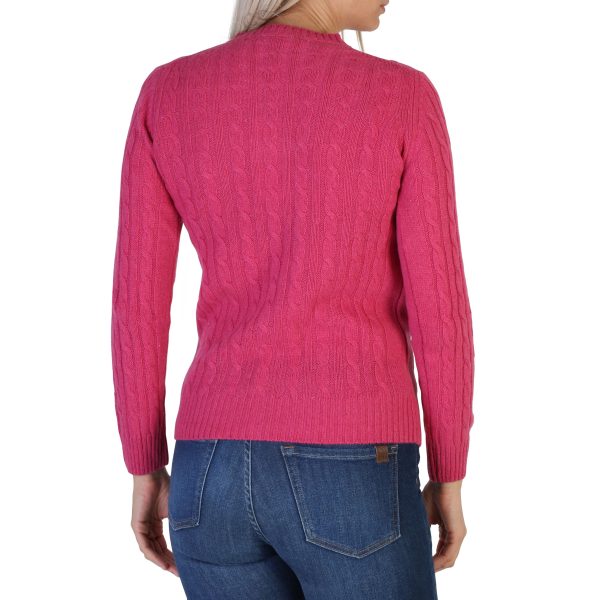 100% Cashmere Sweater DO-FF7-TRECCE_E230-FUXIA – Image 2