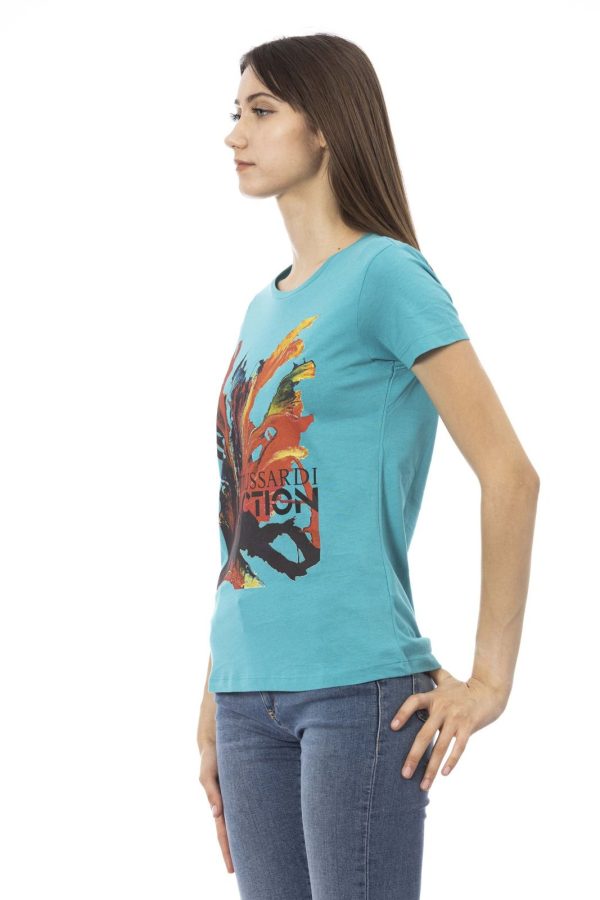 Trussardi Action Camiseta 2BT13_72Turquoise – Image 2
