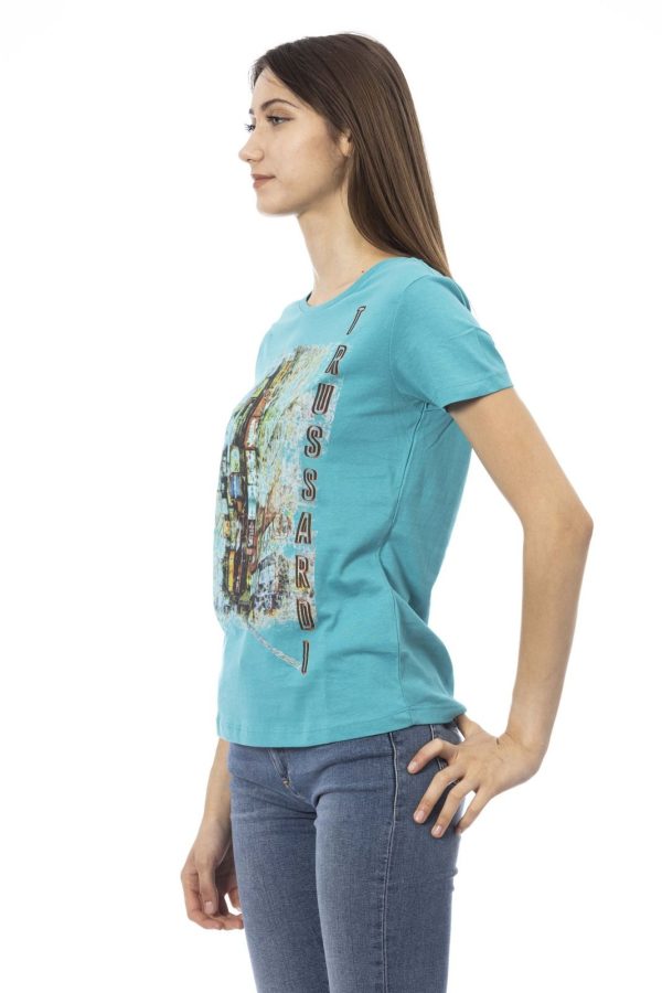 Trussardi Action Camiseta 2BT06_72Turquoise – Image 2