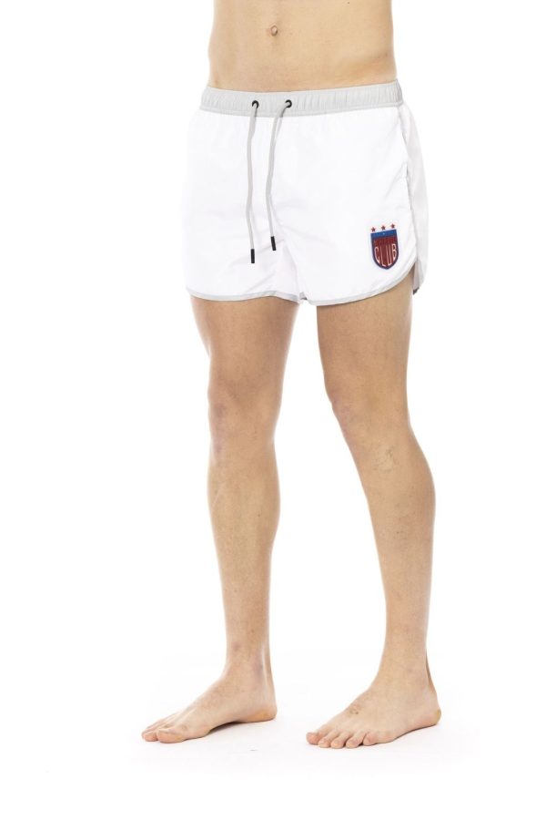 Bikkembergs Beachwear Roupa de banho BKK1MBS04_BiancoWhite – Image 2
