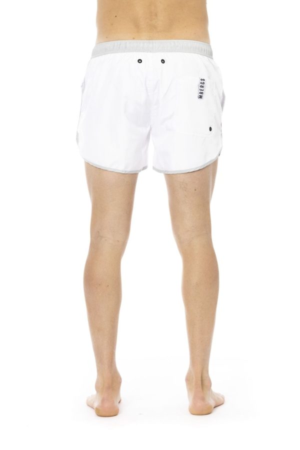 Bikkembergs Beachwear Roupa de banho BKK1MBS04_BiancoWhite – Image 3