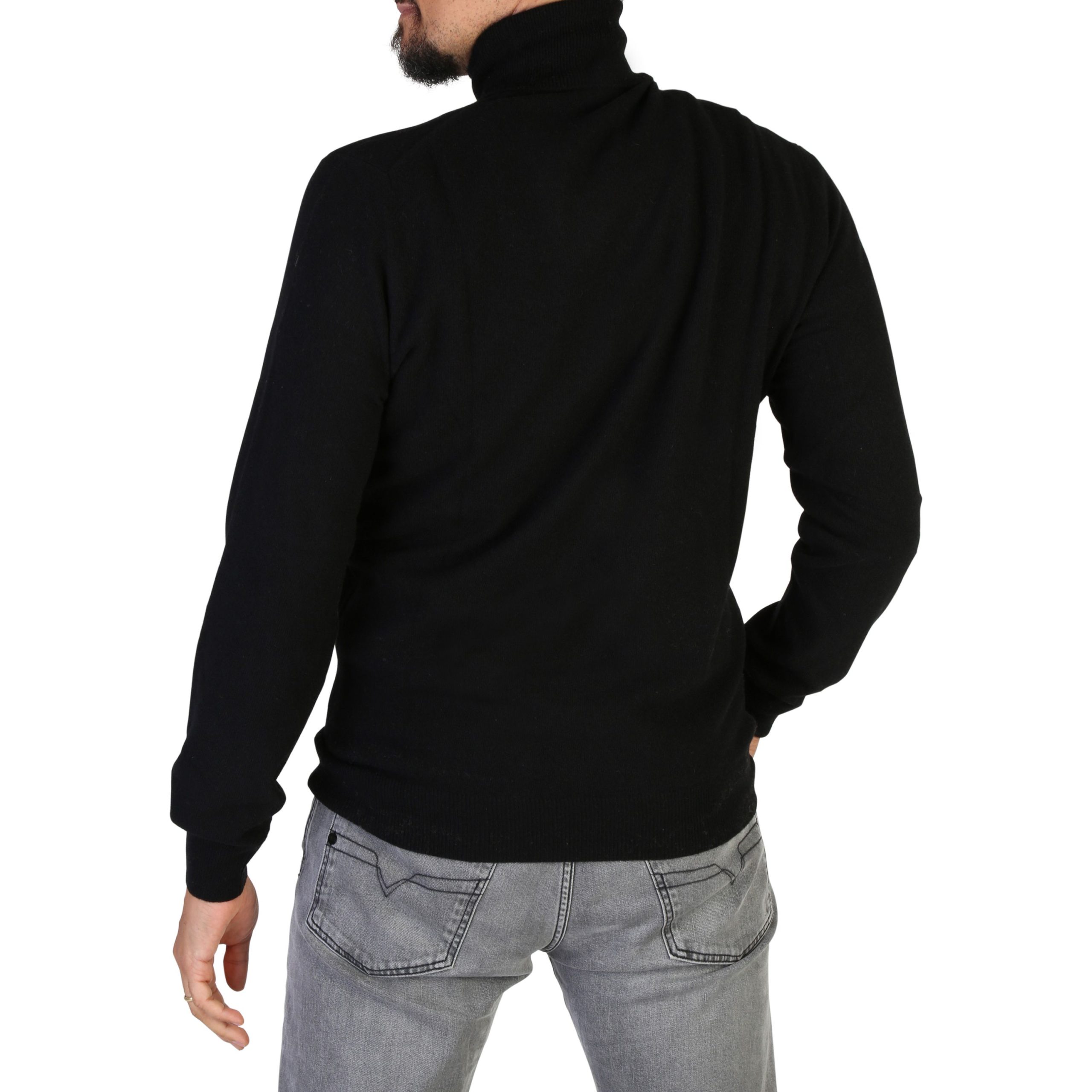 100% Cashmere Sweater UA-FF12_E900-NERO_D – Image 2