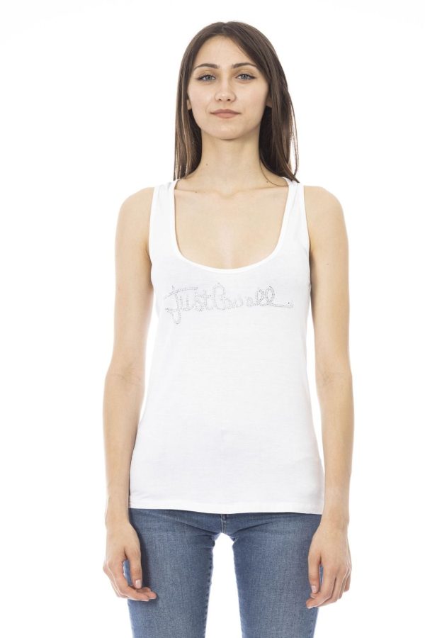 Just Cavalli Beachwear Top D40151GRBC_BIANCO