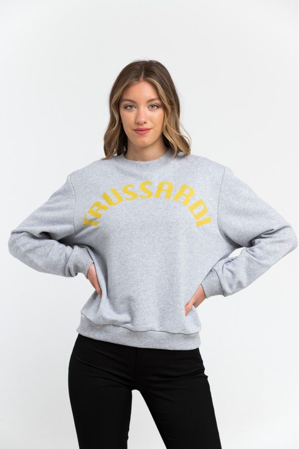 Trussardi Camisolas 36F000321T002191_E510MelangeGreyPrintYellow – Image 2