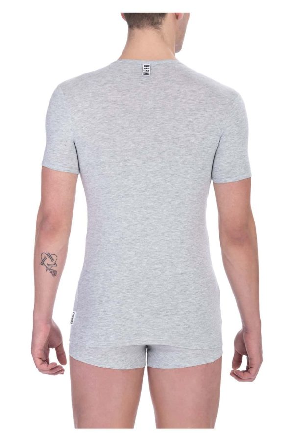 Bikkembergs Camiseta BKK1UTS01BI_GREY – Image 2