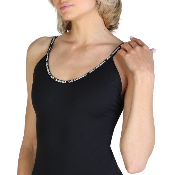 Karl Lagerfeld Roupa de banho KL21WOP01_Black – Image 3