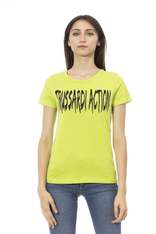 Trussardi Action Camiseta 2BT01_52VerdeAcido