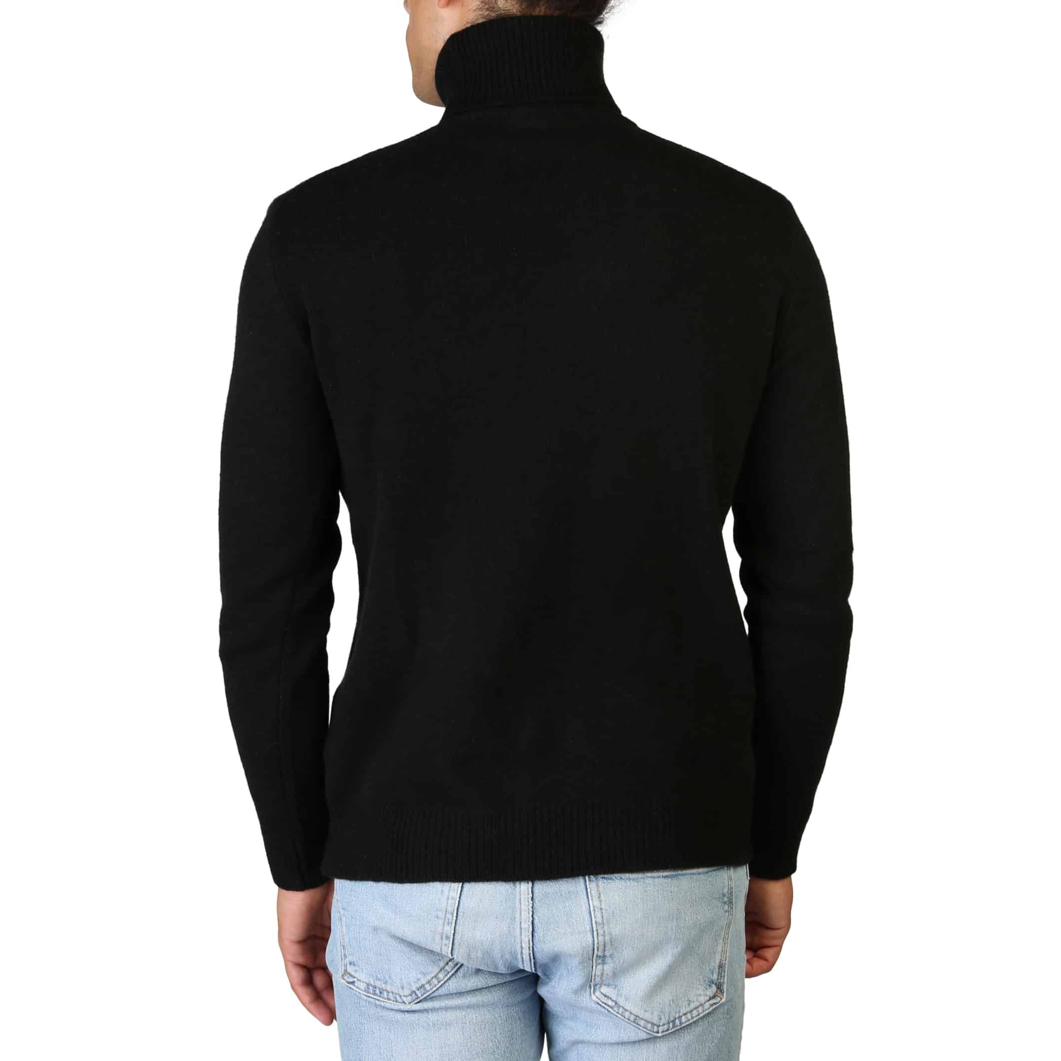 100% Cashmere Sweater T-NECK-M_900-BLACK – Image 2