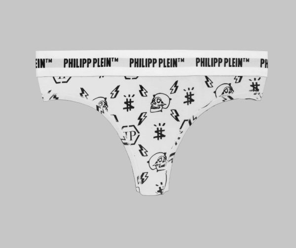 Philipp Plein Cuecas DUPP1101_BI-PACK_WHITE – Image 2