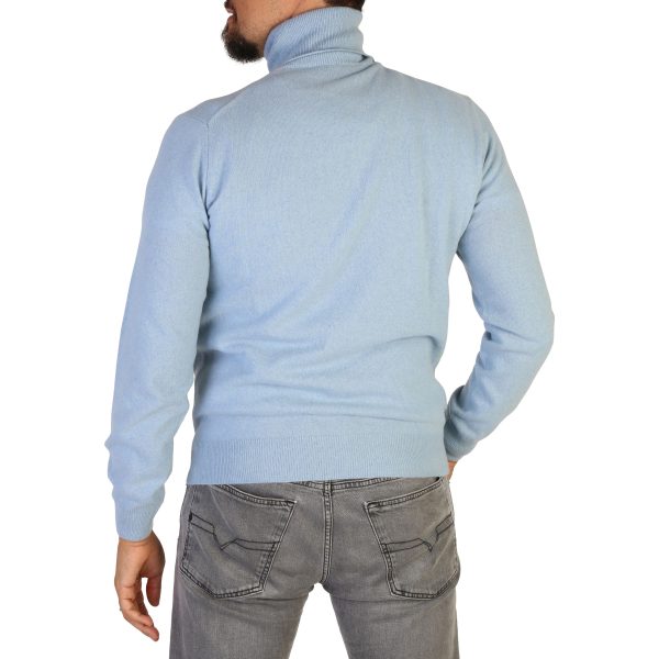 100% Cashmere Sweater UA-FF12_E580-AZZURRO – Image 2