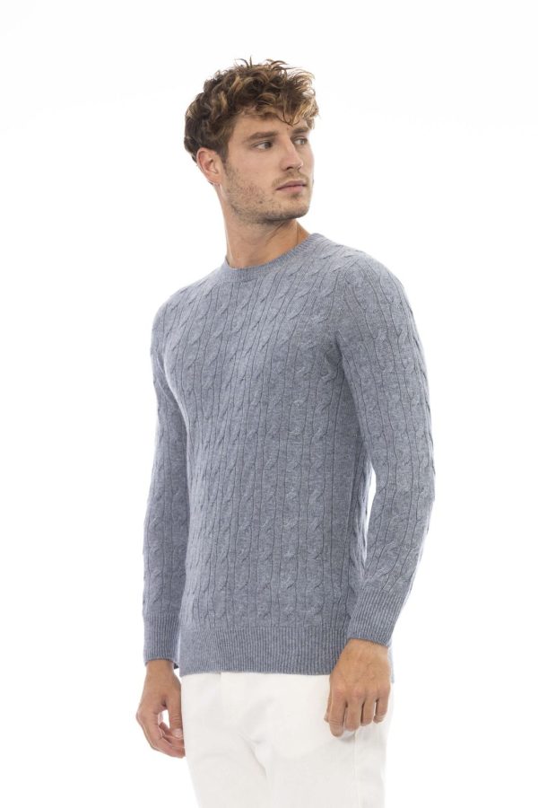 Alpha Studio Sweater AU030C_9004SKYBLUE_D – Image 2