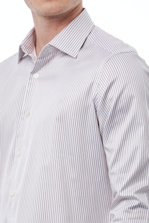 Bagutta Camisas 050_AL57214_014BiancoNocciola – Image 2
