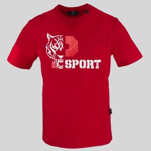 Plein Sport Camiseta TIPS41052_RED