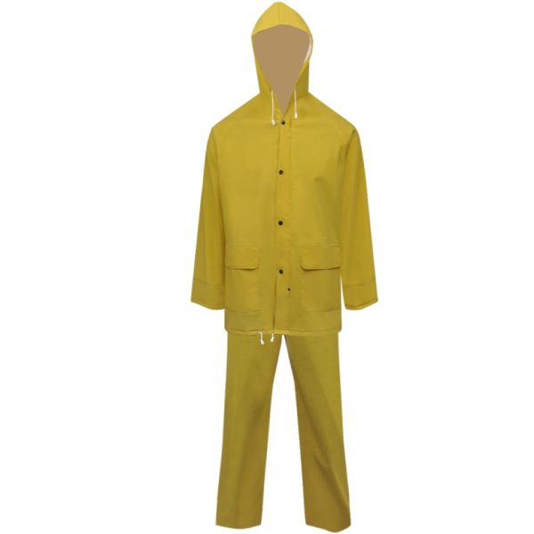 Fato de chuva resistente e impermeável + capuz, 2 pcs, XXL – Image 2
