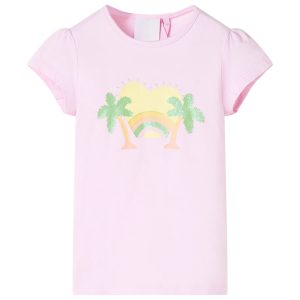 T-shirt de criança rosa-claro 116