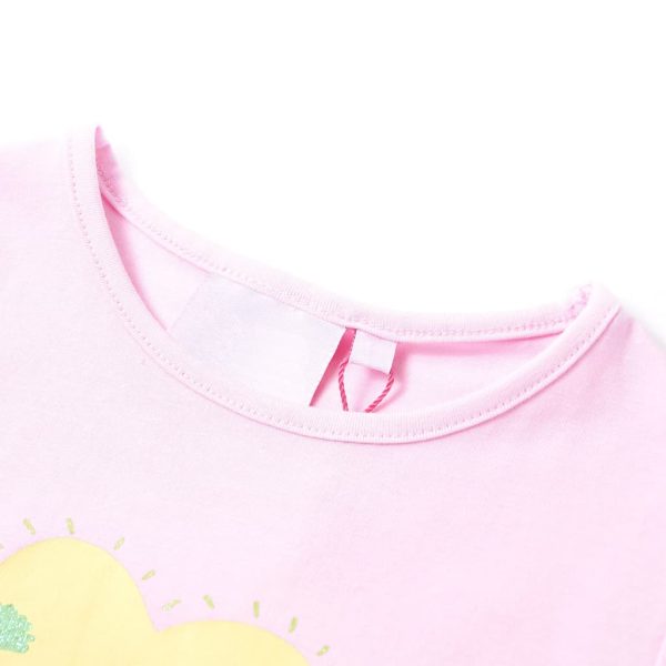 T-shirt de criança rosa-claro 140 – Image 3