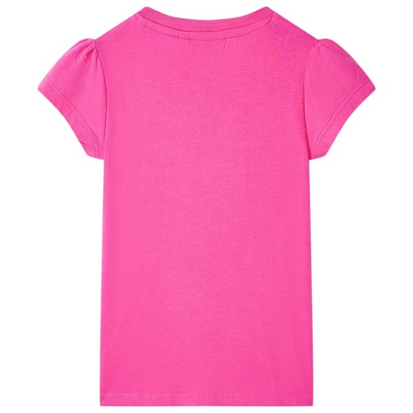 T-shirt de criança rosa-escuro 92 – Image 2