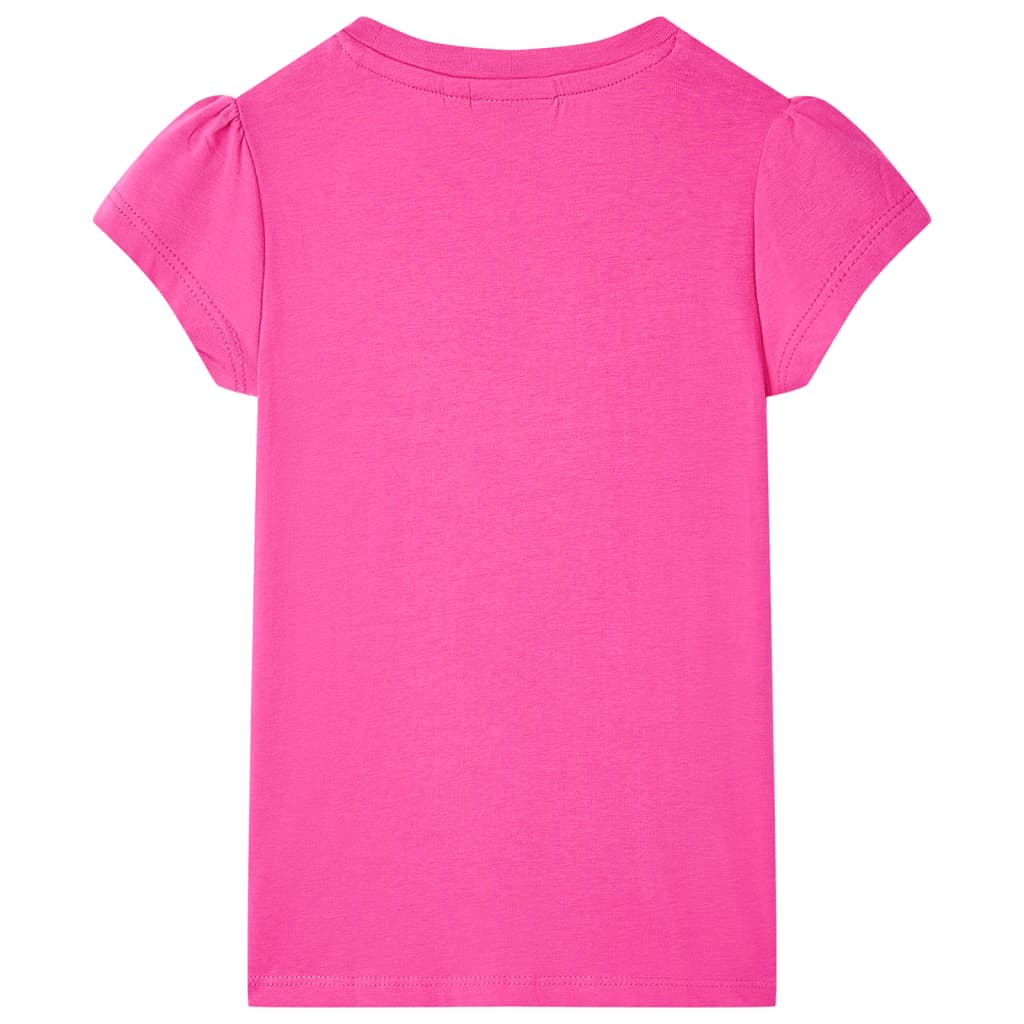 T-shirt de criança rosa-escuro 140 – Image 2