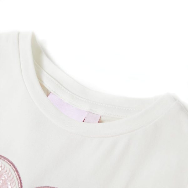 T-shirt infantil cor cru 104 – Image 3