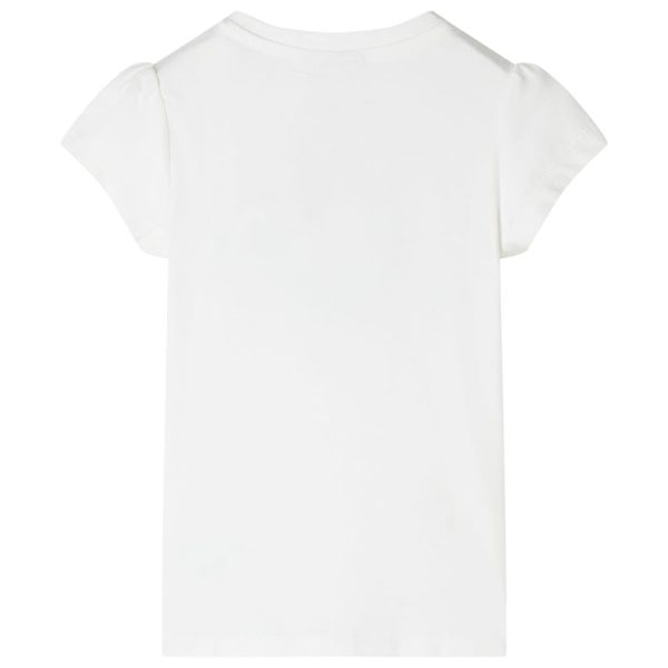 T-shirt infantil cor cru 128 – Image 2