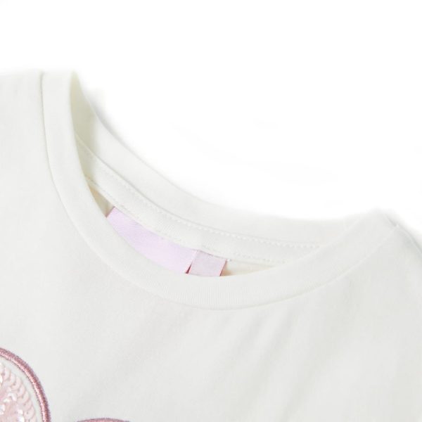 T-shirt infantil cor cru 140 – Image 3