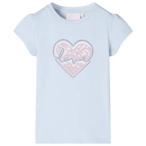 T-shirt para criança azul 140