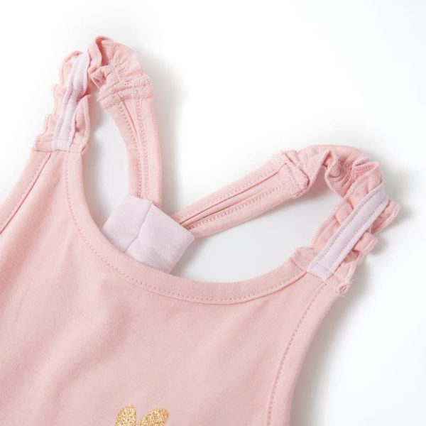 T-shirt de alças para criança rosa-claro 104 – Image 3