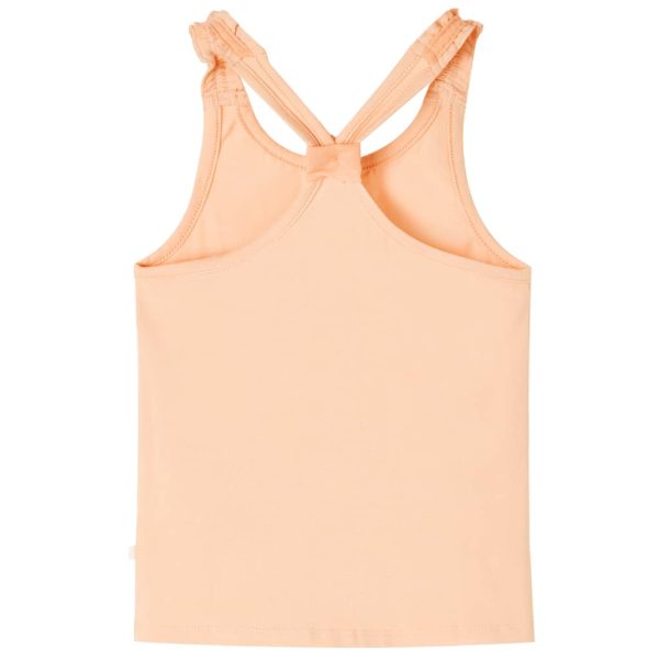 T-shirt de alças para criança laranja-claro 104 – Image 2