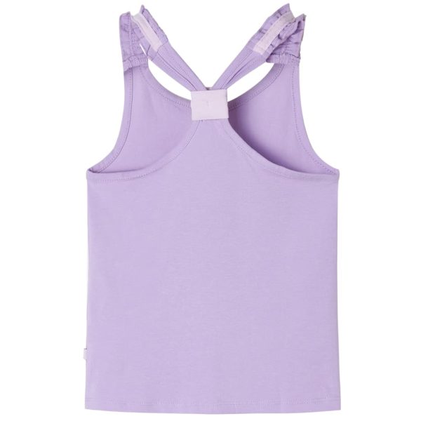 T-shirt de alças para criança lilás 140 – Image 2