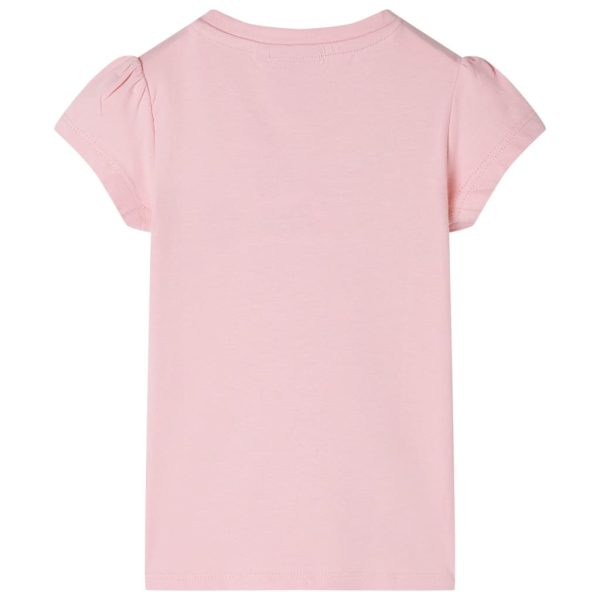 T-shirt de criança rosa-claro 92 – Image 2