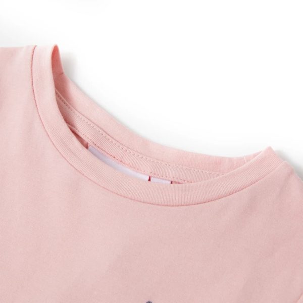 T-shirt de criança rosa-claro 140 – Image 3