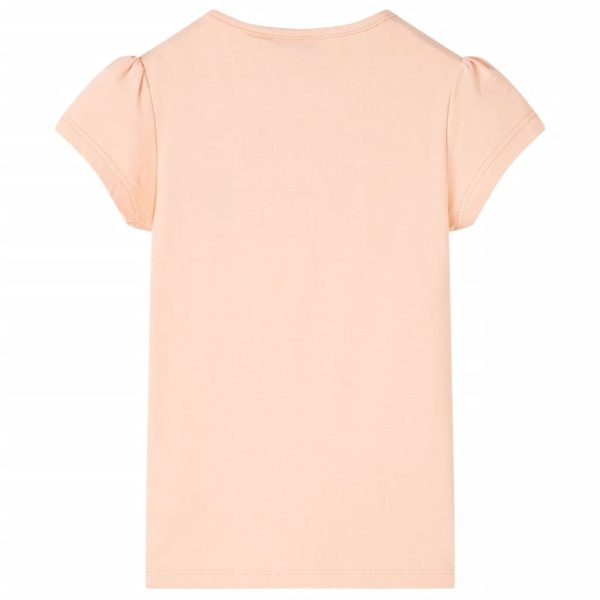 T-shirt de criança laranja-claro 116 – Image 2