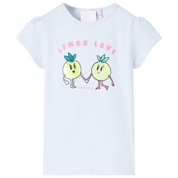 T-shirt para criança azul 140