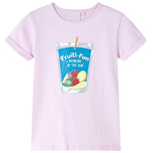 T-shirt de criança rosa-suave 104