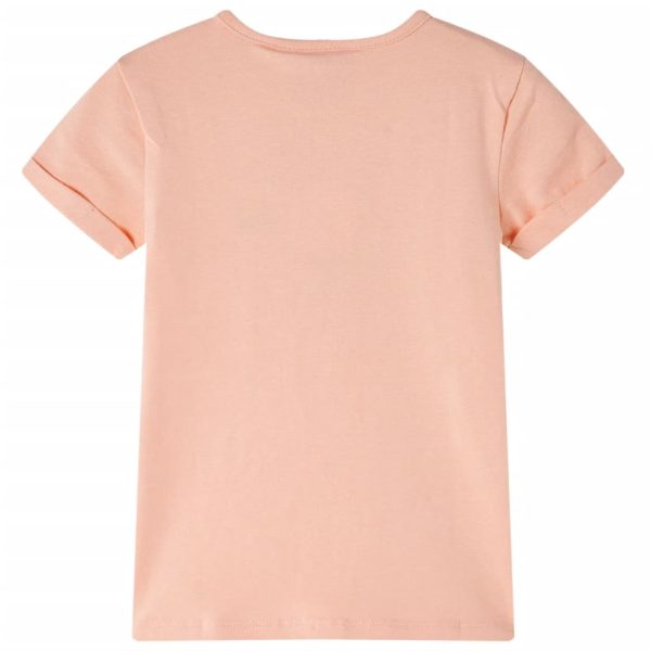 T-shirt de criança laranja-claro 92 – Image 2