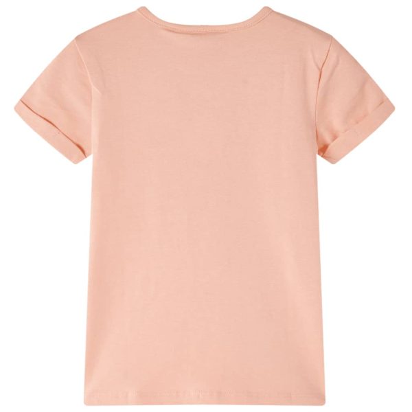 T-shirt de criança laranja-claro 116 – Image 2