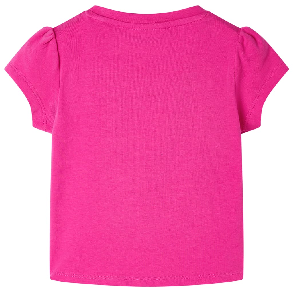 T-shirt de criança rosa-escuro 116 – Image 2