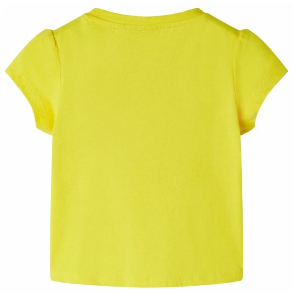 T-shirt de criança amarelo 92 – Image 2
