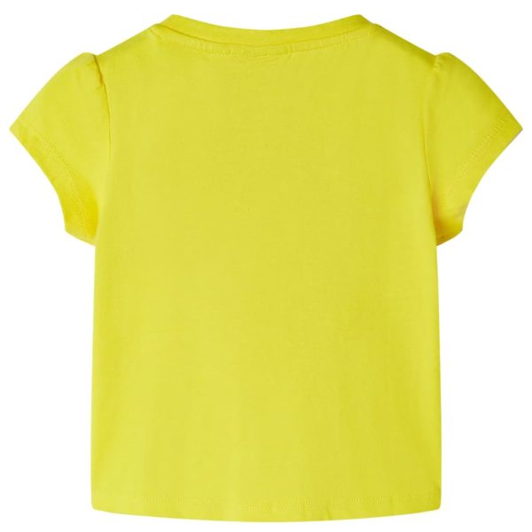 T-shirt de criança amarelo 104 – Image 2