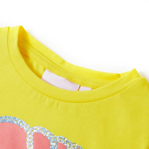 T-shirt de criança amarelo 128 – Image 3