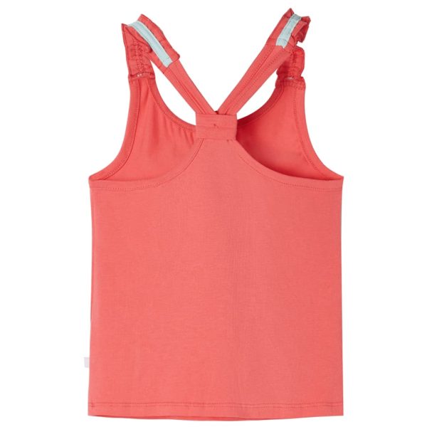 T-shirt de alças para criança coral 104 – Image 2