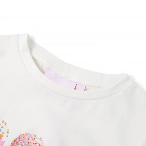 T-shirt infantil cor cru 140 – Image 3