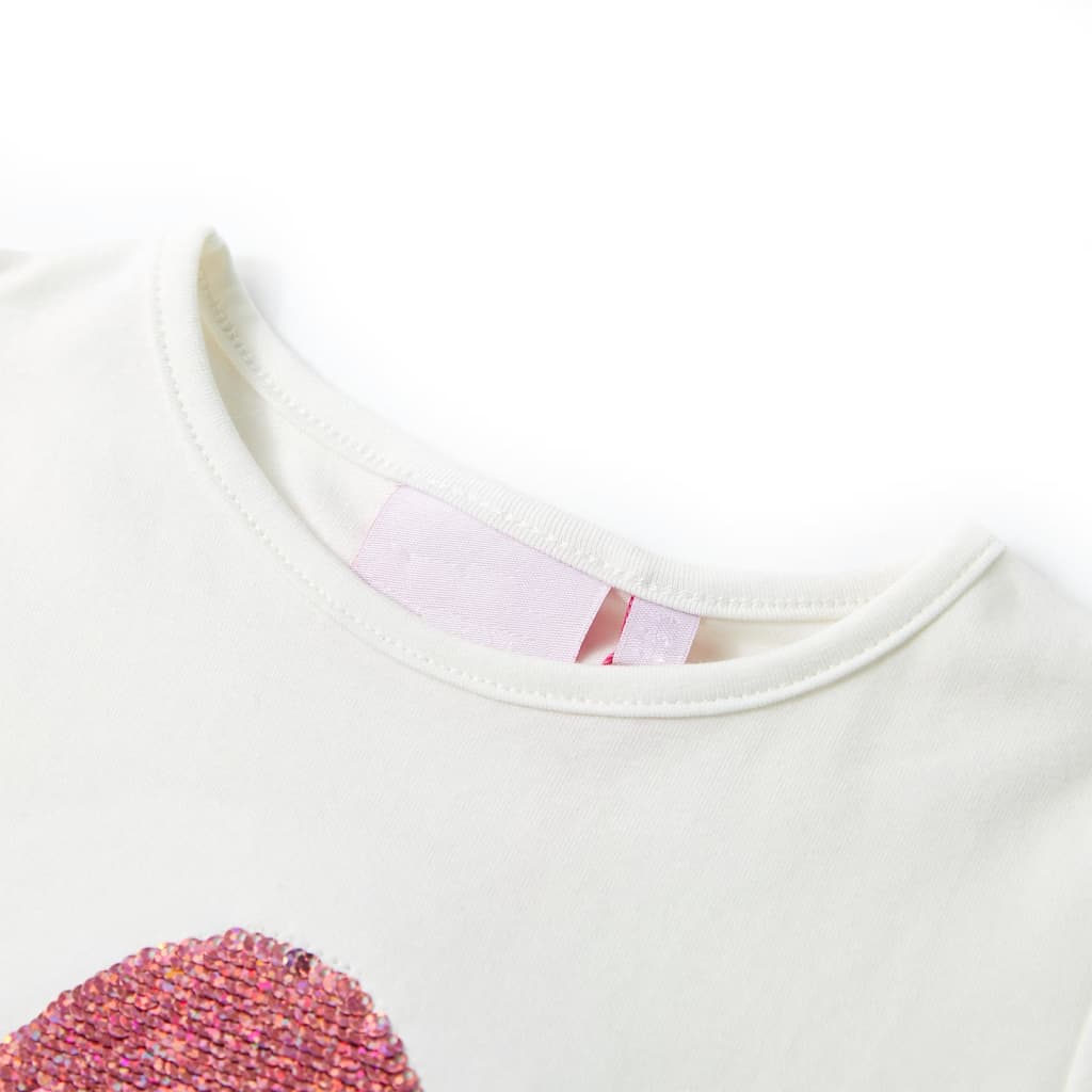 T-shirt infantil cor cru 140 – Image 3