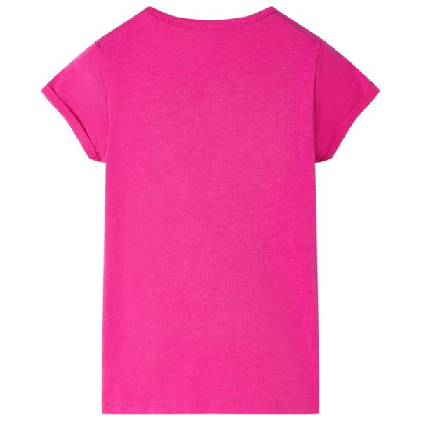 T-shirt de criança rosa-escuro 116 – Image 2