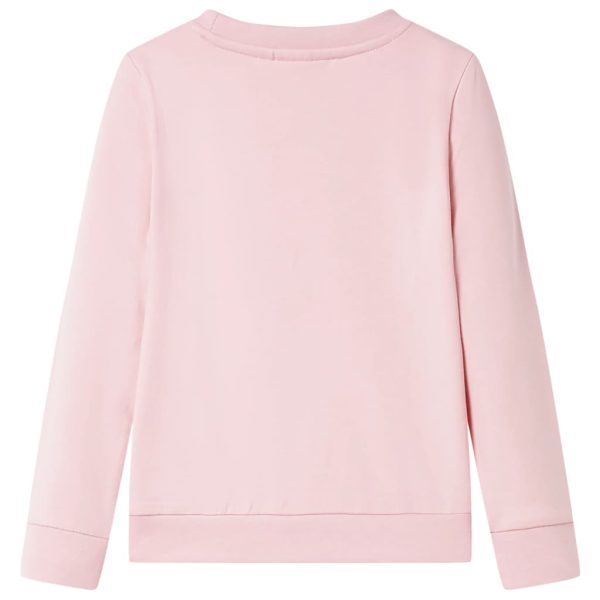 Sweatshirt para criança cor rosa-claro 104 – Image 2