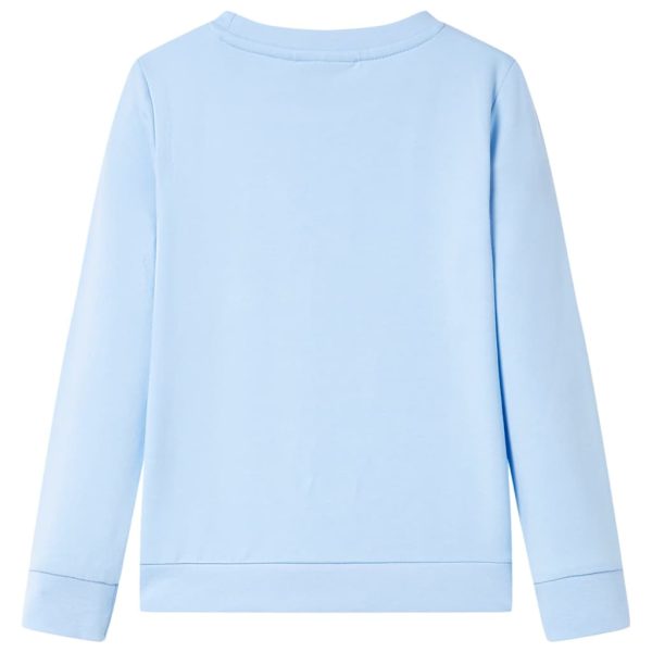 Sweatshirt para criança azul-claro 140 – Image 2