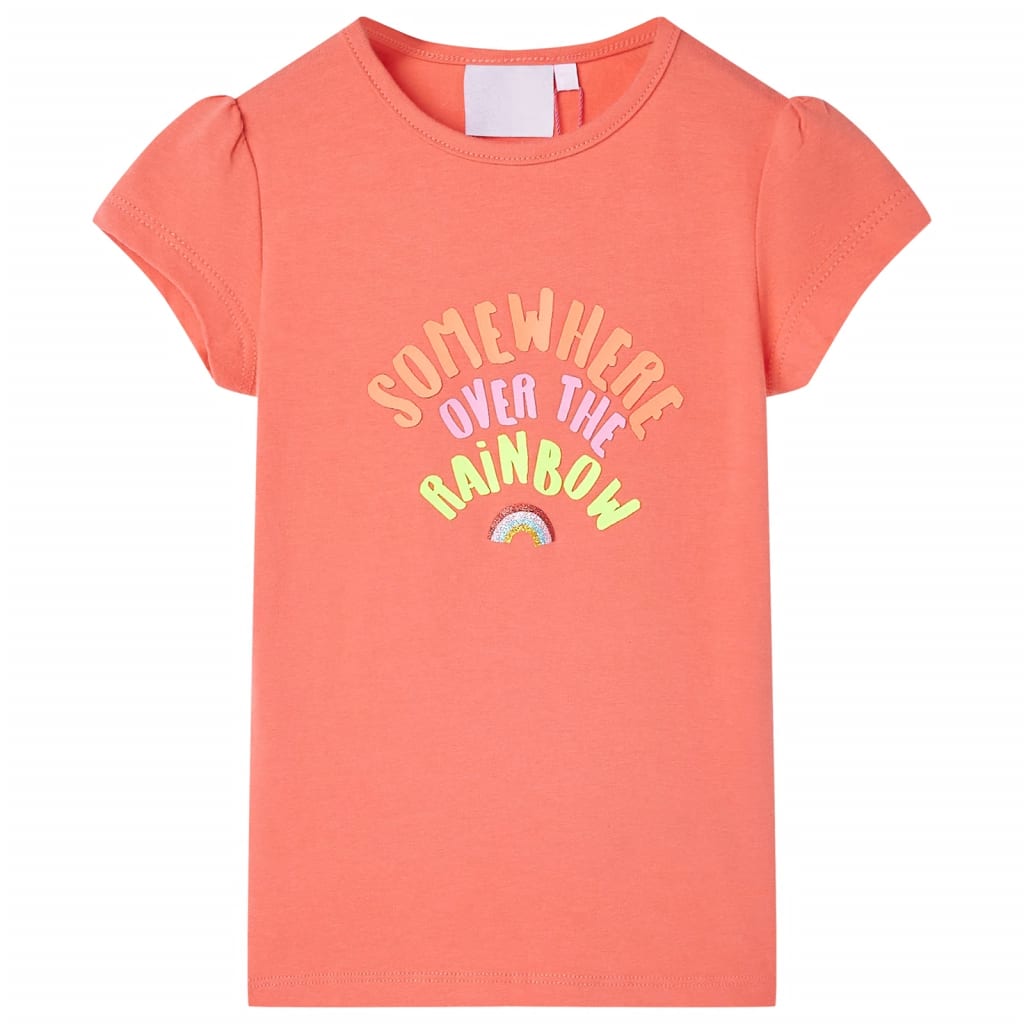 T-shirt infantil coral 104