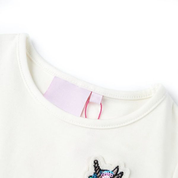 T-shirt infantil cor cru 104 – Image 3