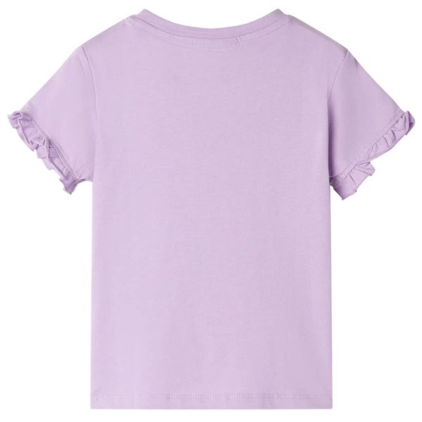 T-shirt para criança lilás 92 – Image 2
